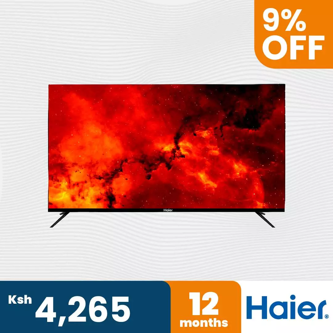 HAIER 43' Android H43K6FG Frameless Full HD TV - Black